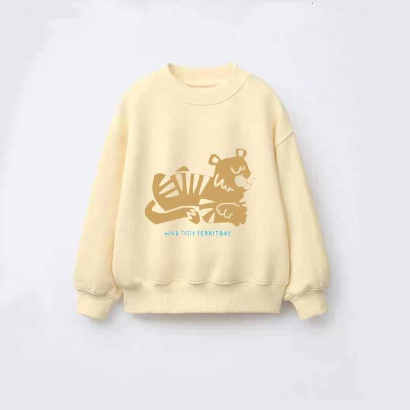 ellow Sweatshirts Child Fashion Casual Clothes Longsleeved Tops Kids Cute Hoodies Girls Baby Round Neck Pullovers Z250826