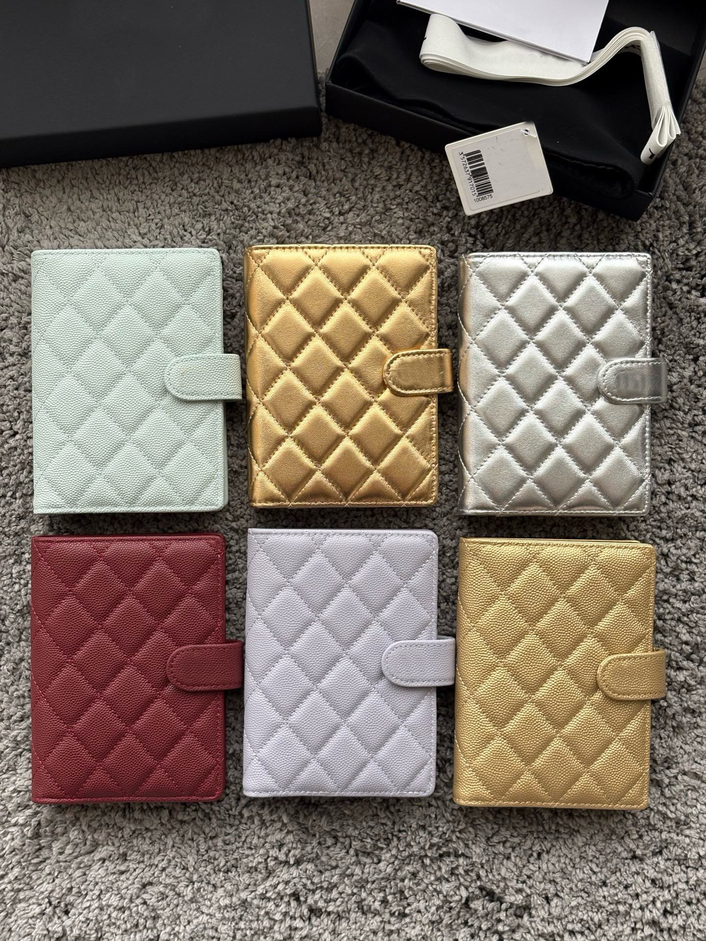 10A upgraded magnetic hasp metal zip handles chip authentication mini caviar sheepskin womens chain wallets with box purses shoulder crossbody bag w