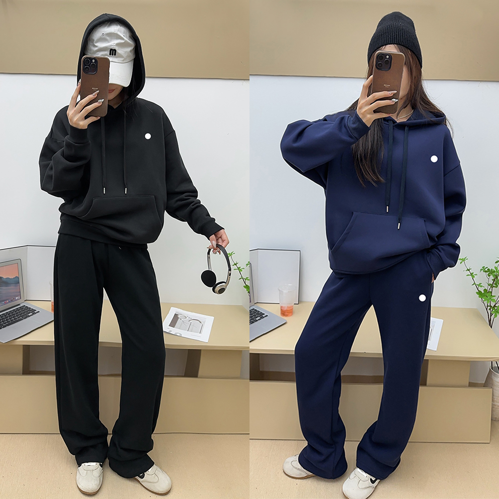 Designer Hoodies Long Sleeve Pullover Sports Sweatshirts Loose Jumper Men and Women High Quality Clothing Yoga Streetwears-image-1079759851