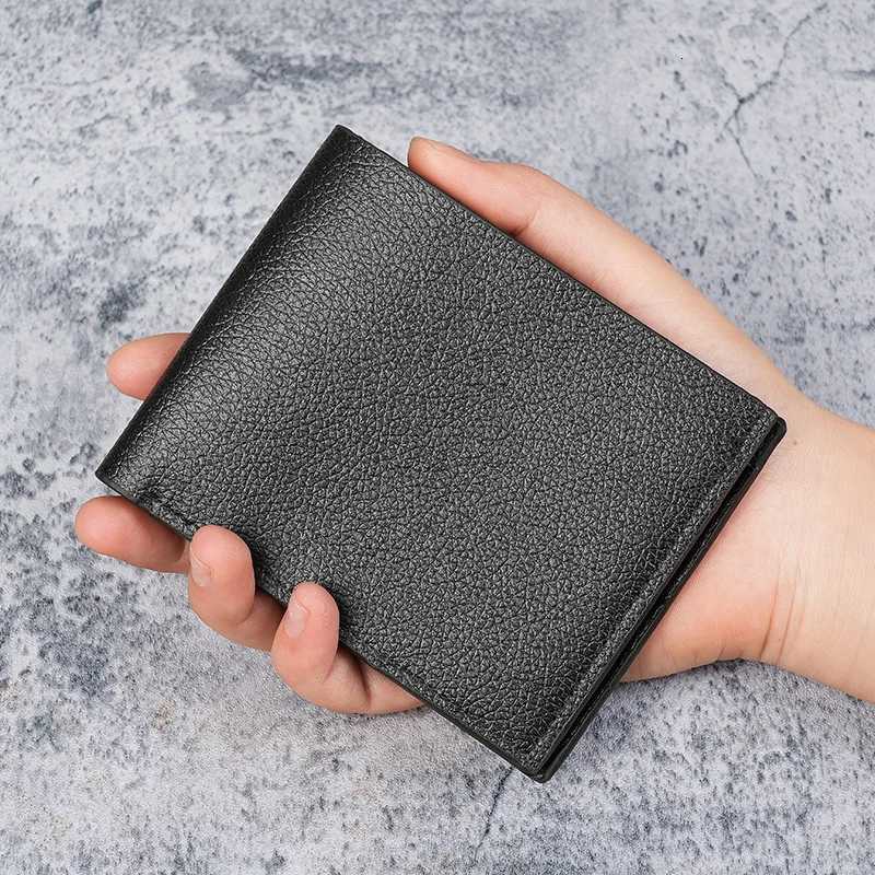 New CrossBorder Supply PU Change Wallet Mens Short MultiCard LargeCapacity Wallet Factory Wholesale W250826