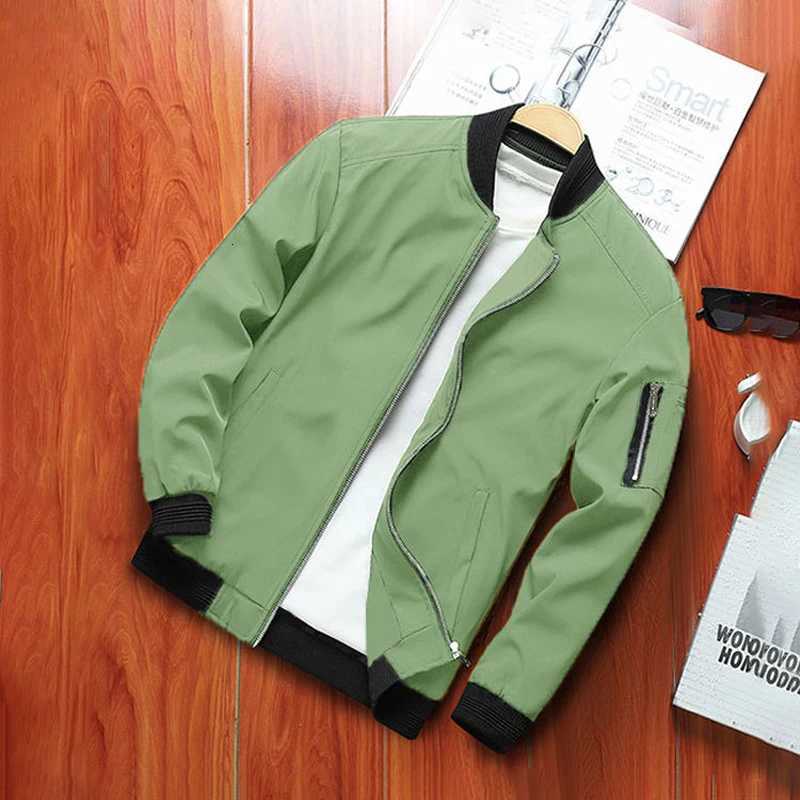 Autumn Men Casual Windbreaker Fashion Bomber Jacket Coat Mens Baseball Jackets Camping Outerwear Overcoat Mens Clothing 4XLXJ250826