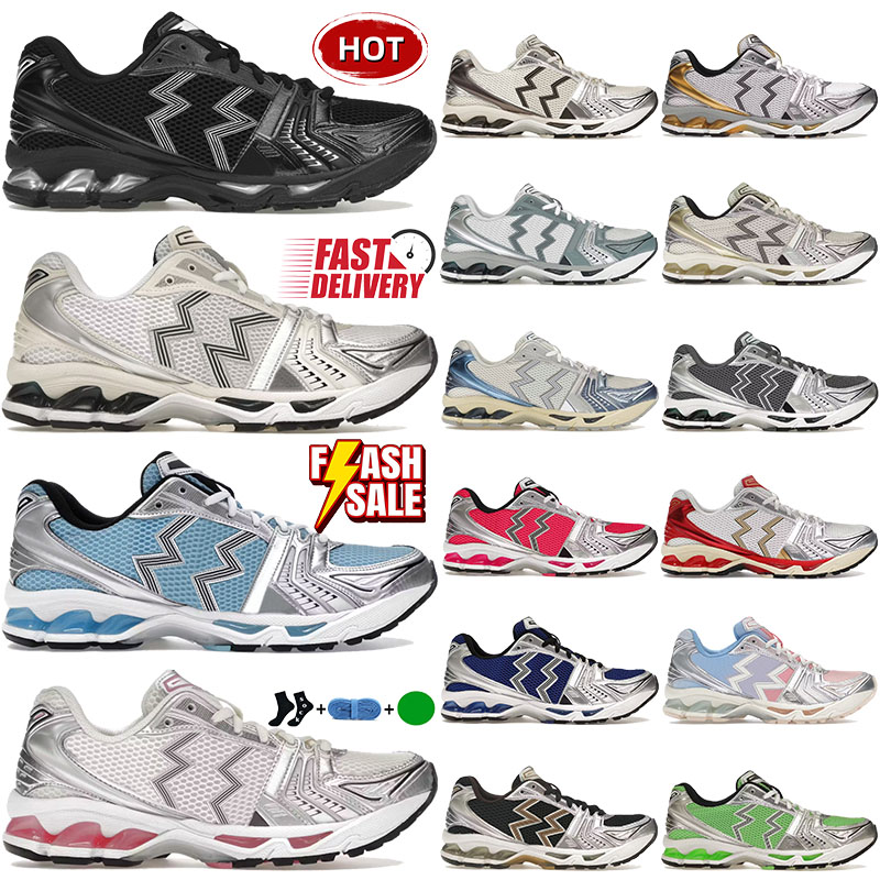 US Stocking Japan K14 running shoes for men womens GK14 designer shoes Black Pure Silver White Midnight Cream Sweet Pink mens sports sneakers mesh o