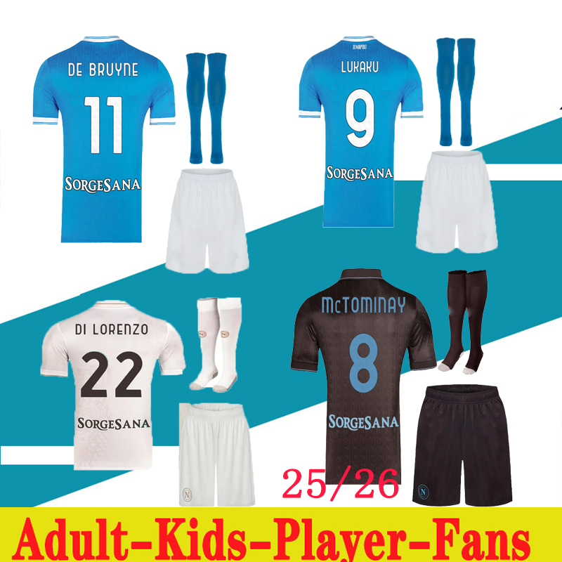 25 26 Maglia Napoli Soccer Jerseys 2025 2026 Kids Kit Naples Home Away Football Shirt Christmas Valentine&#039;s Day Halloween Special Fouth MARA-image-899159330