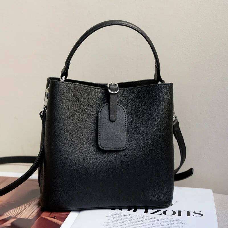 Hot Selling Genuine Leather Fashion Ladies Bucket High Quality Large Capacity Shoulder Crossbody Designer Bag For Women Designer Bags