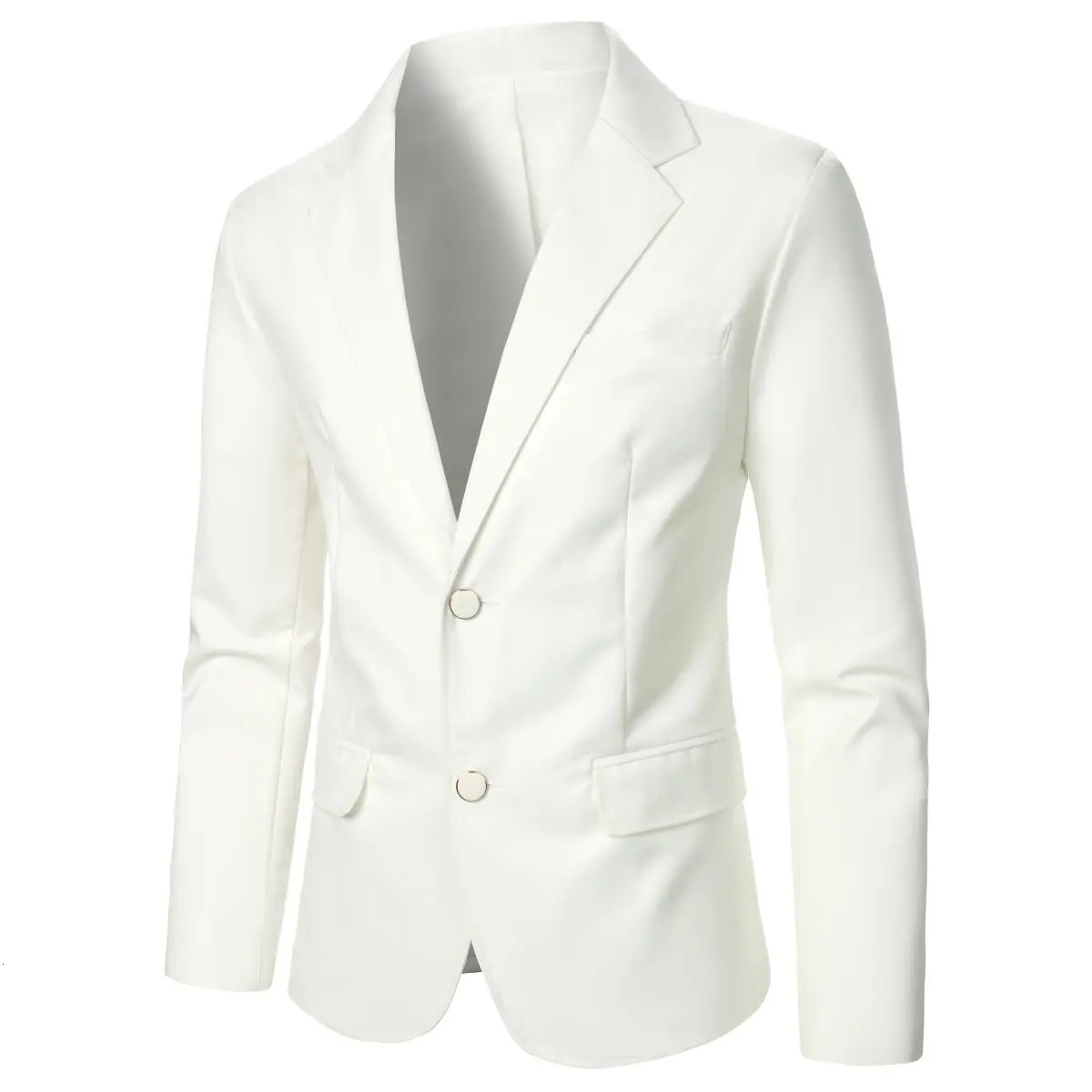 Mens Suit Jacket Solid Color Button Business Casual Style Men Blazer Wedding Groomsman Stage Performance Dinner Party Men Coat250826