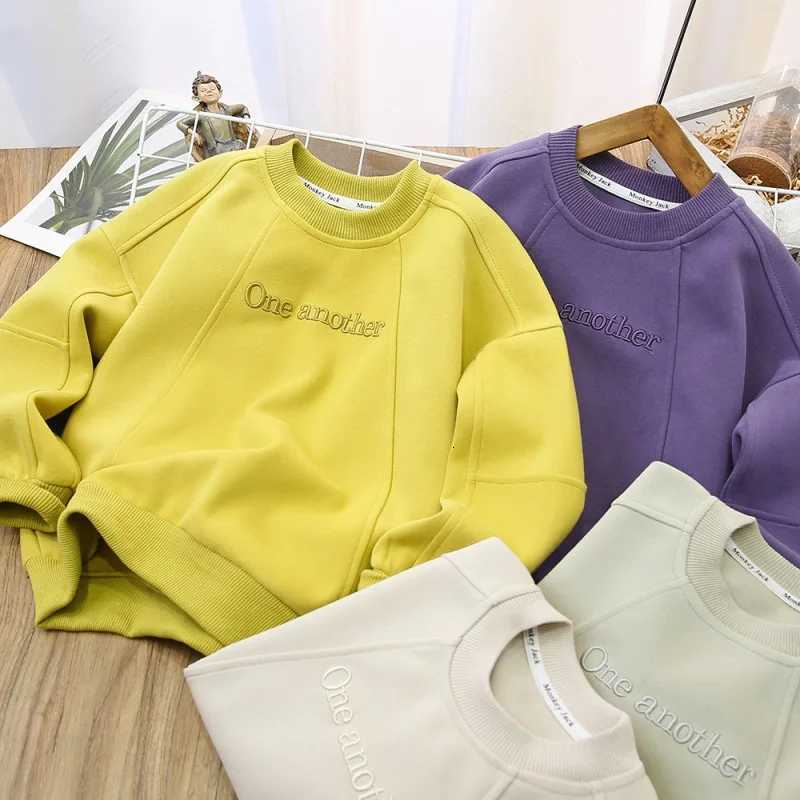 2023 Boys Hoodies Sweatshirts Cotton Tops Outwear Purple Spring Autumn Kids Sport Uniforms Childrens Clothing Z250826