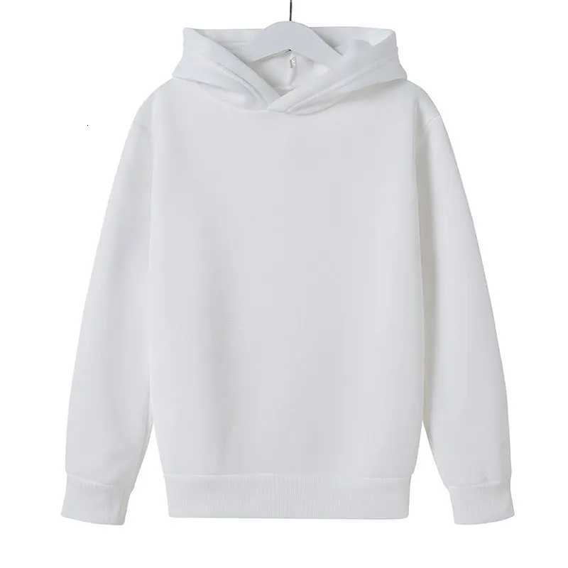Children Clothing Solid Color Hoodie Boys Girls Tops Toddler 312 Year Sweatshirt Black White Ash Red Blue Spring Autumn Coat Z250826