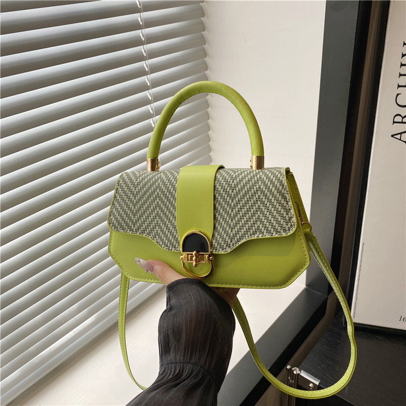 Fashionable Korean Style Commuter Large Capacity New Trendy Casual Simple Handbag Shoulder Crossbody Small Square Bag