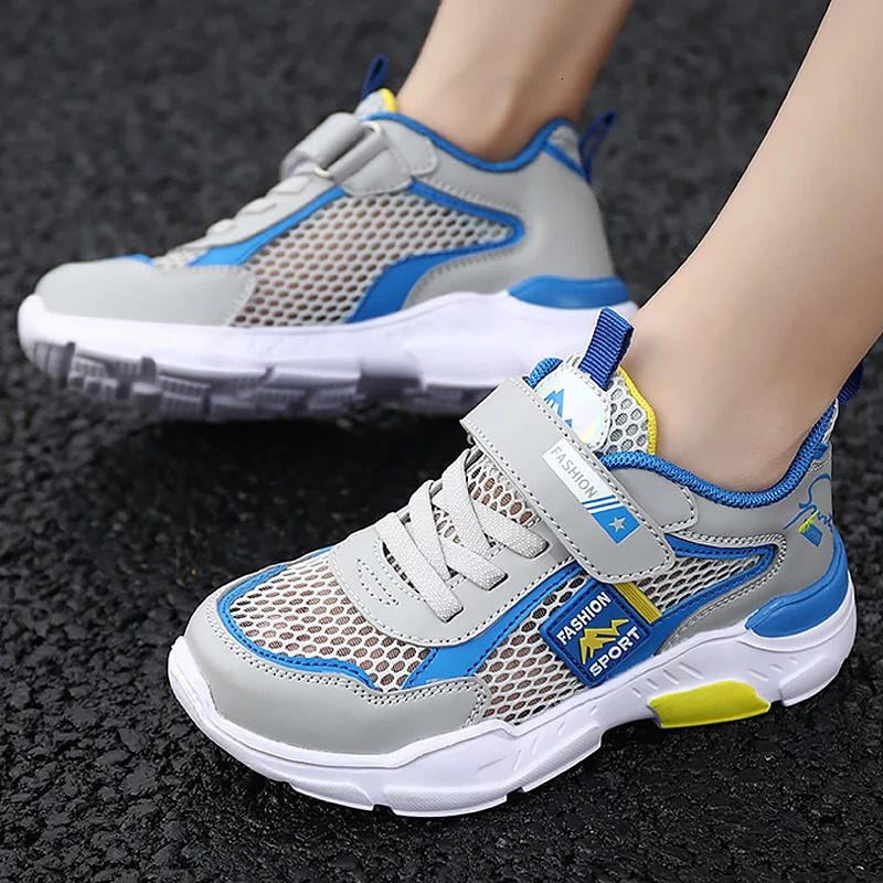 Single Net Childrens Shoes Boys Sneakers Summer Breathable Nonslip Surface Girls Casual Tennis Sports Running Outdoor Shoes250825