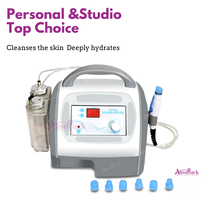 Free Shipping 6-in-1 Hydro Dermabrasion Machine-Professional Acne, Wrinkle Removal and Skin Rejuvenation Beauty Device