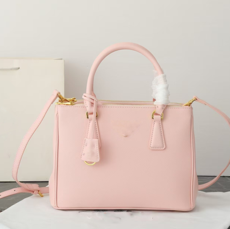 luxury bag Leather double handle detachable adjustable leather shoulder strap bag designer bag