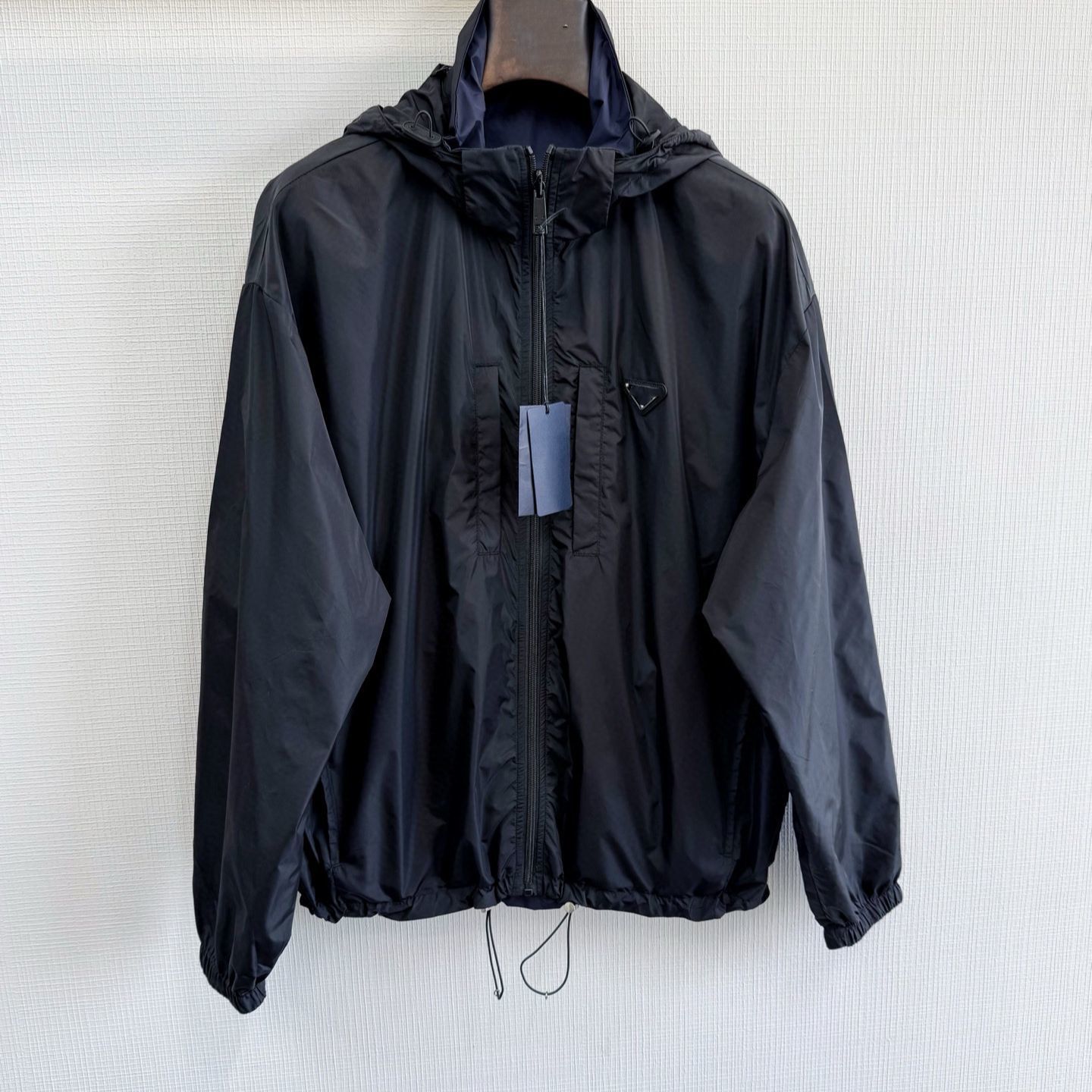 Men's Jackets Designer Brand Spring and Autumn New Solid Color Casual Simple Fashion 2025 Men's Slim Fit Hooded Reversible Jacket Coat Top