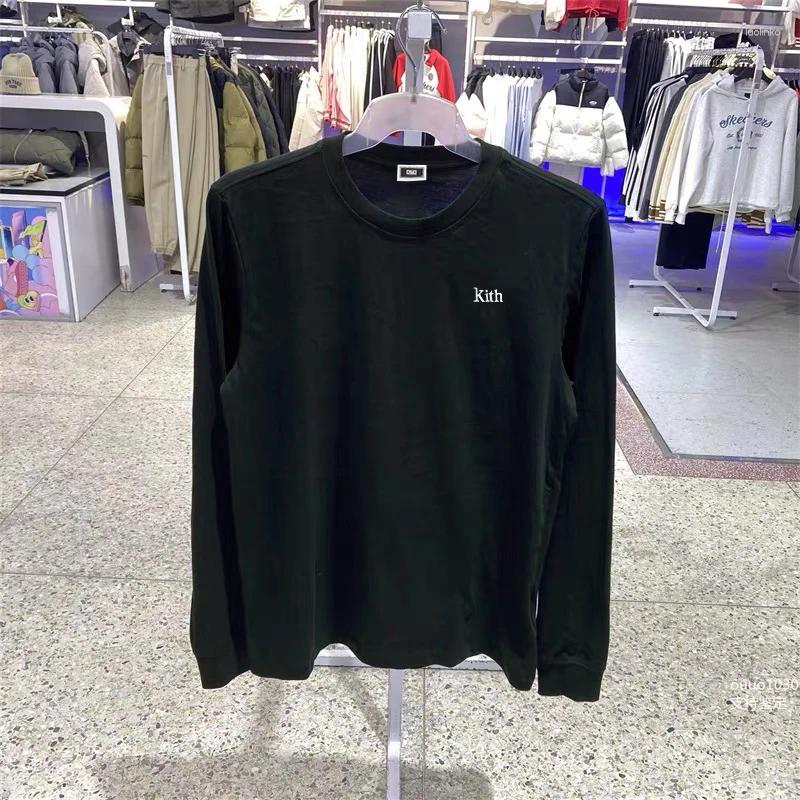 Men's T Shirts 2025 S Cotton O-Neck Minimalist Front Letter Embroidery Pattern Tees Autumn Harajuku Men Women Long Sleeve T-shirt