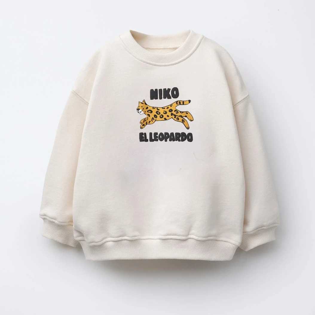 Kids Fashion Casual Costume Round Neck Tops Outer Wear Boys Baby Lovely Simple Versatile Hoodies 2025 New Spring Autumn Clothes Z250826