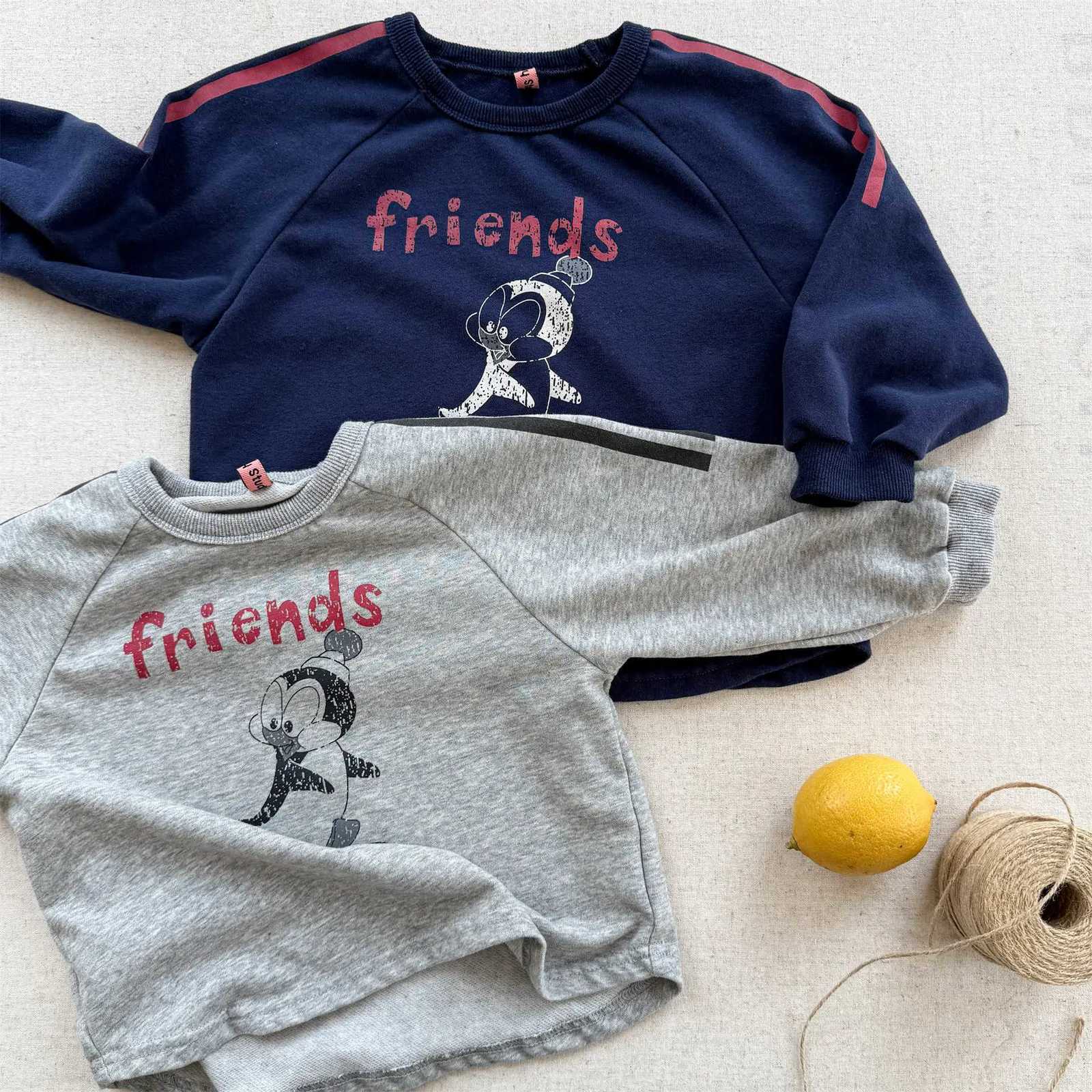 2025 Autumn New Children Long Sleeve T Shirts Fashion Letter Print Girls Casual Sweatshirt Kids Shirts Baby Clothes Z250826