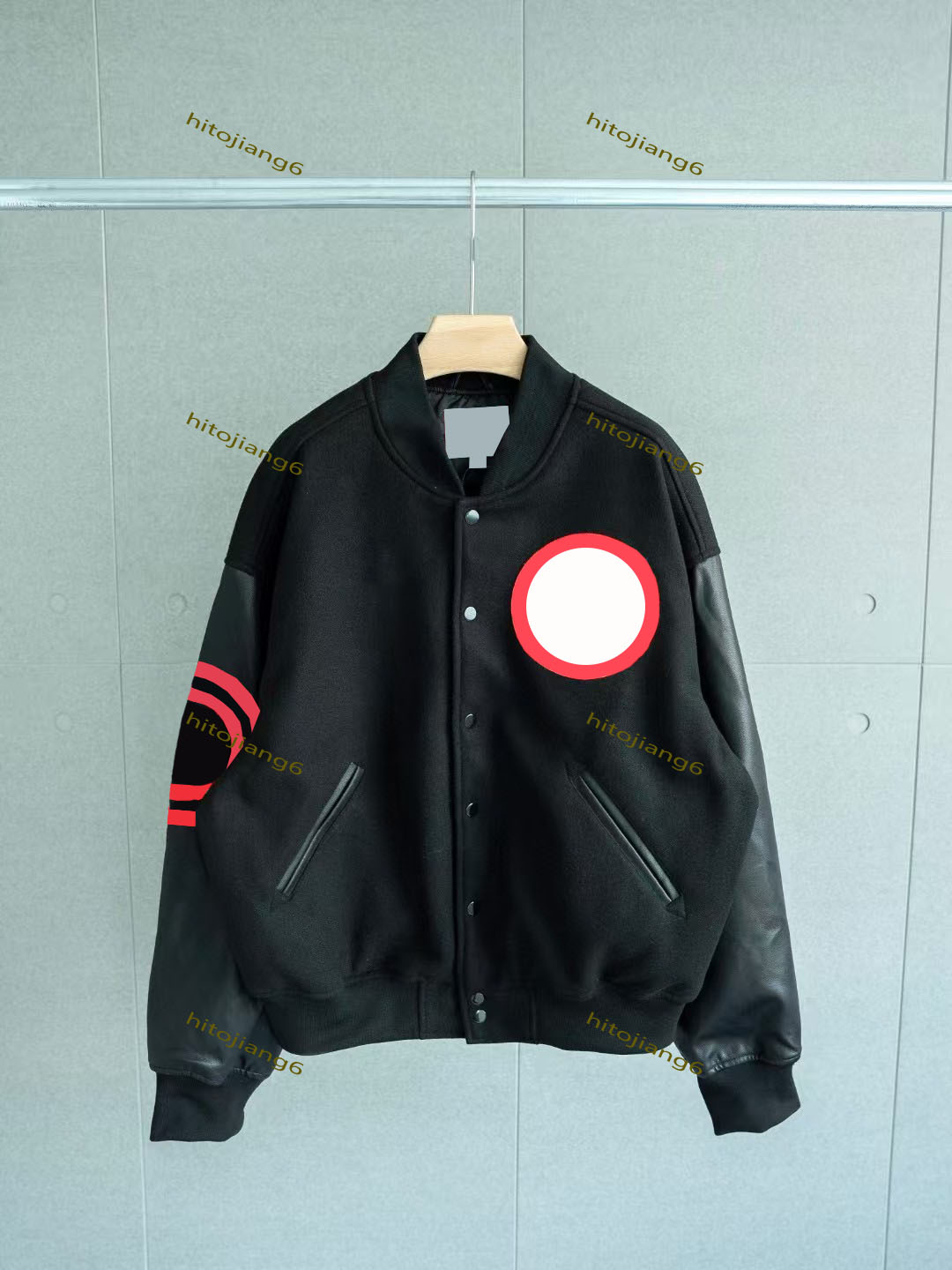 High Quality Heavy Ins Cotton Leather Jacket Casual Hoodie High Street Loose Retro Street Rock Mens Style 12