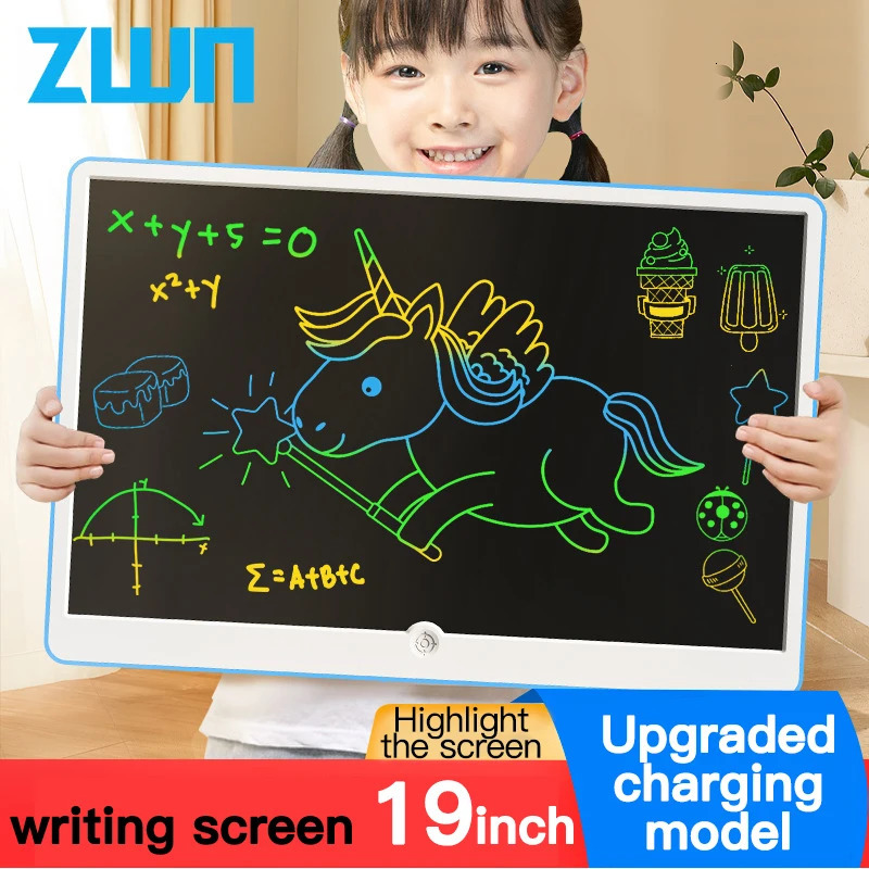 19inch LCD Writing BoardArt Writing Painting Children Tools Educational Toys for 3 4 5 6 7 Year Old Girls Boys Baby Kids Toys 250826