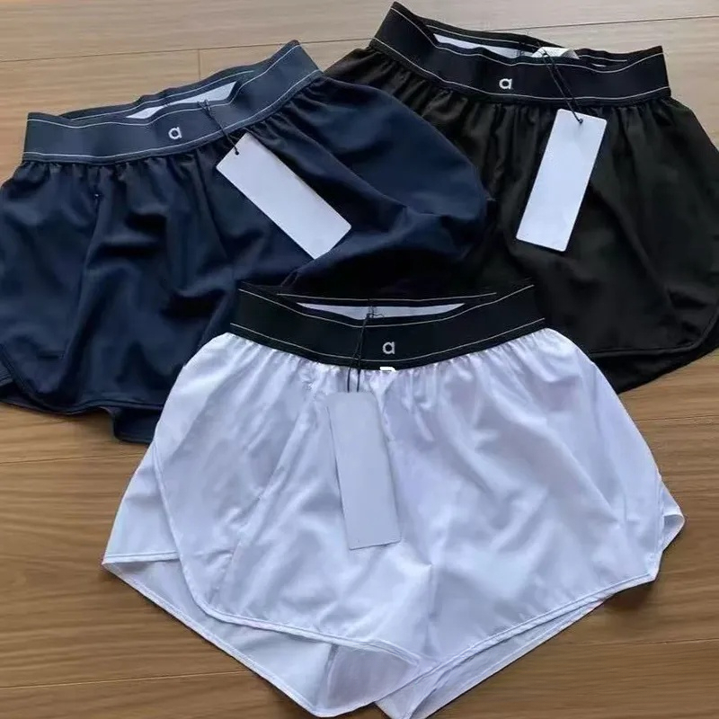 Yoga Women Solid Color Sport Accolade Short Drawstring Jogging Casual Loose Comfortable Fiess Pocket Shor High Waist Hip Lifting Knitted Casual Pan