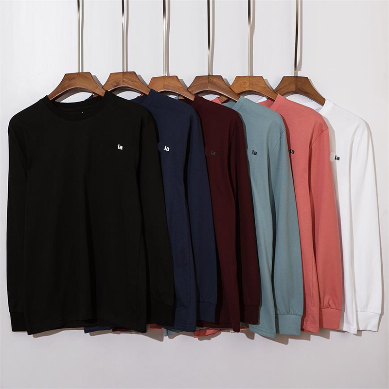 Men's T-shirt Designer T-shirt Luxury High Street Long-sleeved T-shirt Round Neck Letter Graphic Printed Mens Womens Short-sleeved Breathable C