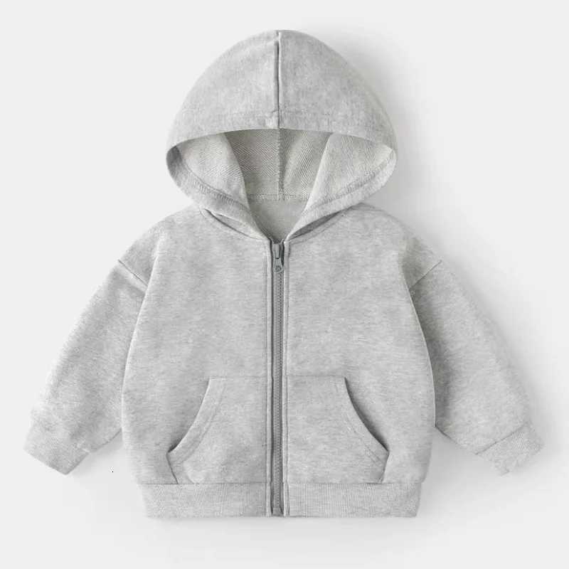 Children Hooded Sweatshirt Jackets Baby Boys Sportswear Cardigan Tops Kids Zipper Casual Jacket Teenager Spring Autumn Clothing Z250826
