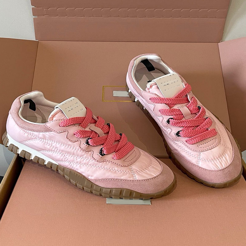 Tyre technical fabric and suede sneakers designer sneakers women german training forrest gump casual shoes anti slip wear resistant rubber soles sne