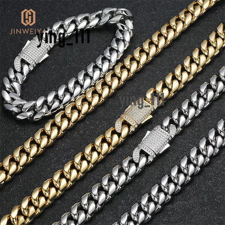 Factory Custom Premium Quality Iced Out Hip Hop Necklace Jewelry