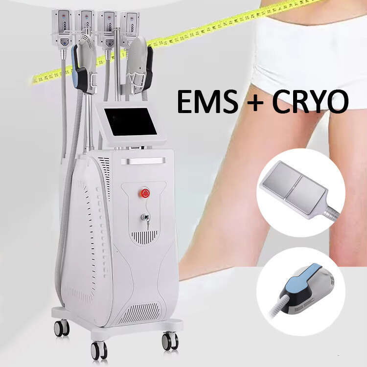 Trending 2 In 1 Cryolipolysis Fat Freezing Comfortable Lipolysis Machine EMS Hi-Emt Muscle Stimulation 360 Degree Cryo Anti-Cellulite Device