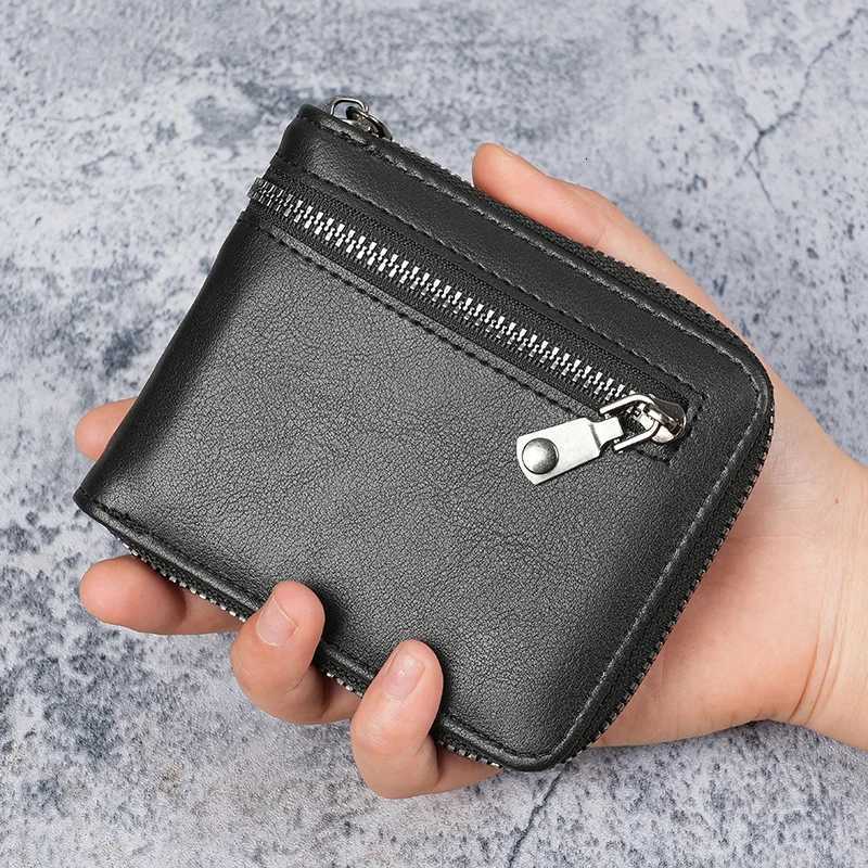 New mens retro wallet with large capacity and multiple card slots featuring a coin purse and fashionable card wallet W250826