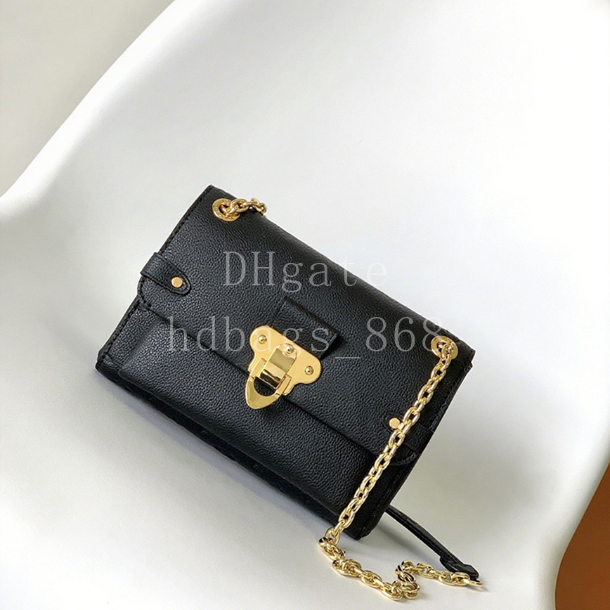 Mirror quality Designer Bag Luxury Chain Bag Fashion Shoulder Bag Canvas Leather Crossbody bags 20.5cm With Box LV07B1