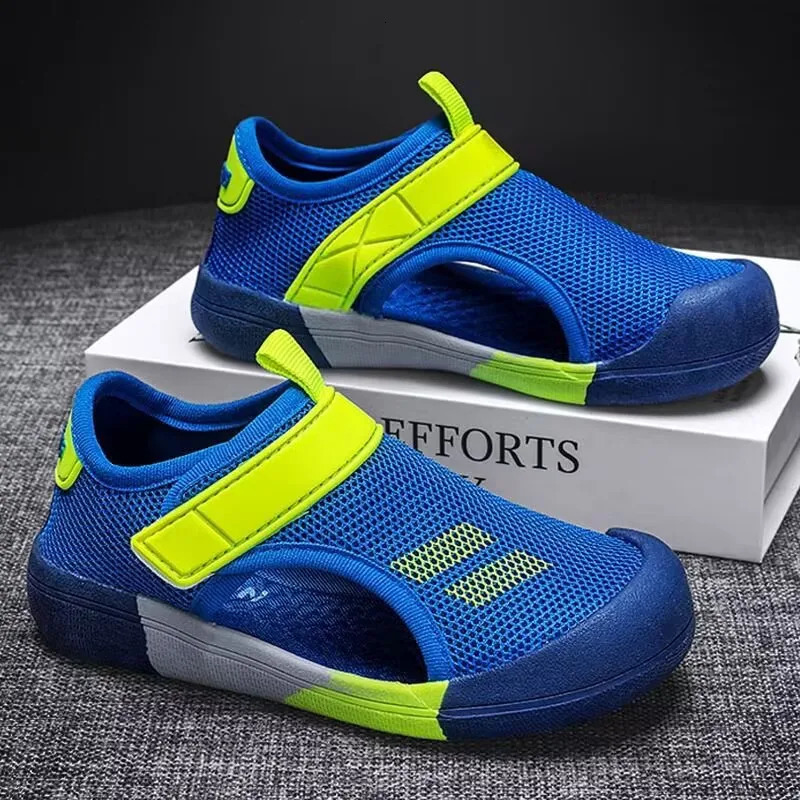 Breathable Sport Sandals Summer Children Casual Shoes Boys Beach Sandals Kids Lightweight Closed Toe Baby Sandals for Girls250825