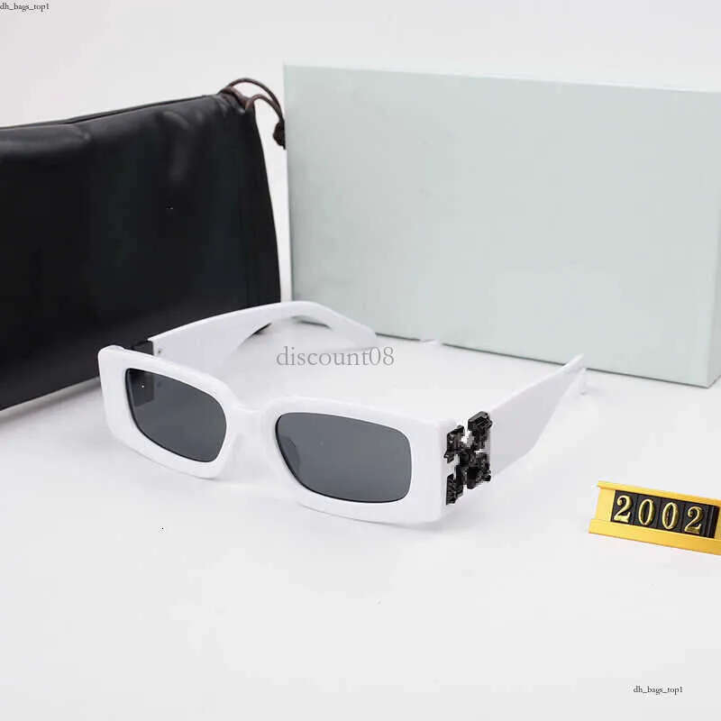 2025 AAA New Hot Sales Designer Womens Frame Printed Text Mens Off Whitesunglass Trendy Offehite Sunglass Arrow Glasses Cross b98