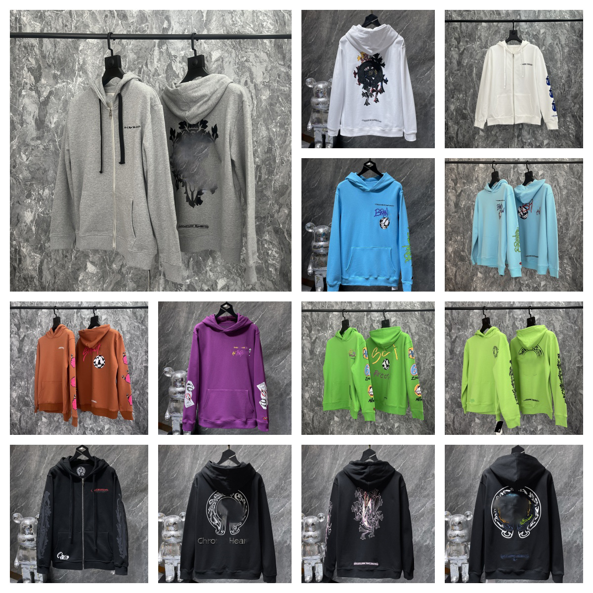 designer hoodie mens hoodies chrome hoodie print designer for man and woman Printed High Street Luxurys hoodies US size s-xl DY