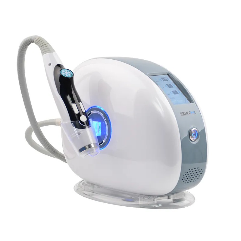 Portable RF Skin Tightening Machine with Cold Cryo Therapy, Facial Skin Cooling, Anti-Aging Radio Frequency Device for Wrinkle Reduction