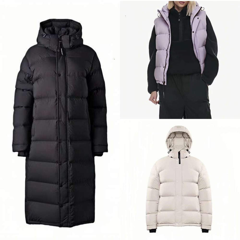 Designer Aritzia down jacket super puff short hooded vest branded waistcoat Canada down thickened extreme coId warm knee length jackets f6f d8c