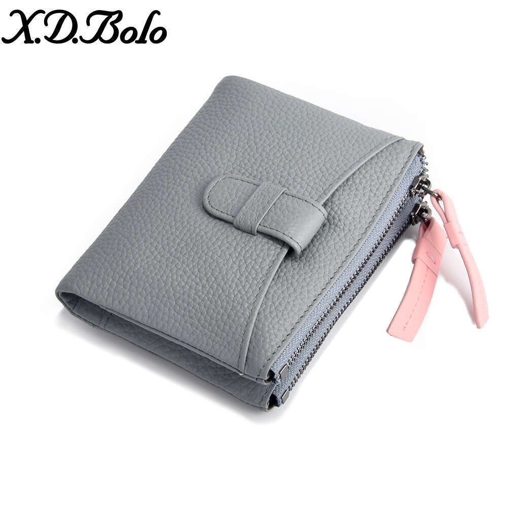 New Women's Fashion Short Zipper Leather Wallet Korean Version Multifunctional Coin Purse designer wallet B5