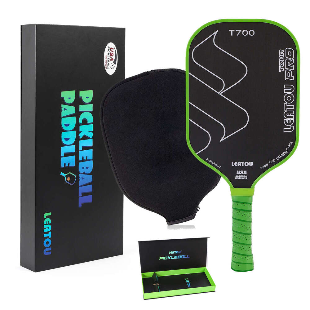 Carbon Fiber T700 Cold Pressed Cloth Texture Matte Superior Stiffness Pickleball Beach Racket