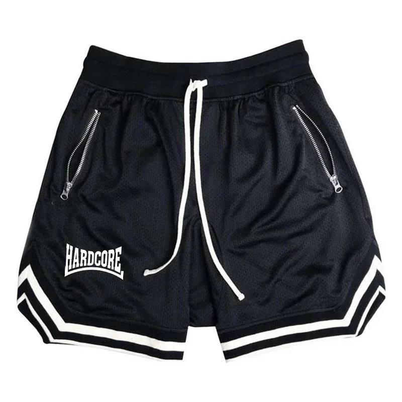 Hardcore Men Summer Cotton Solid Color Shorts High Quality Casual Elastic Waist Comfortable Breathable Short Pants 250825