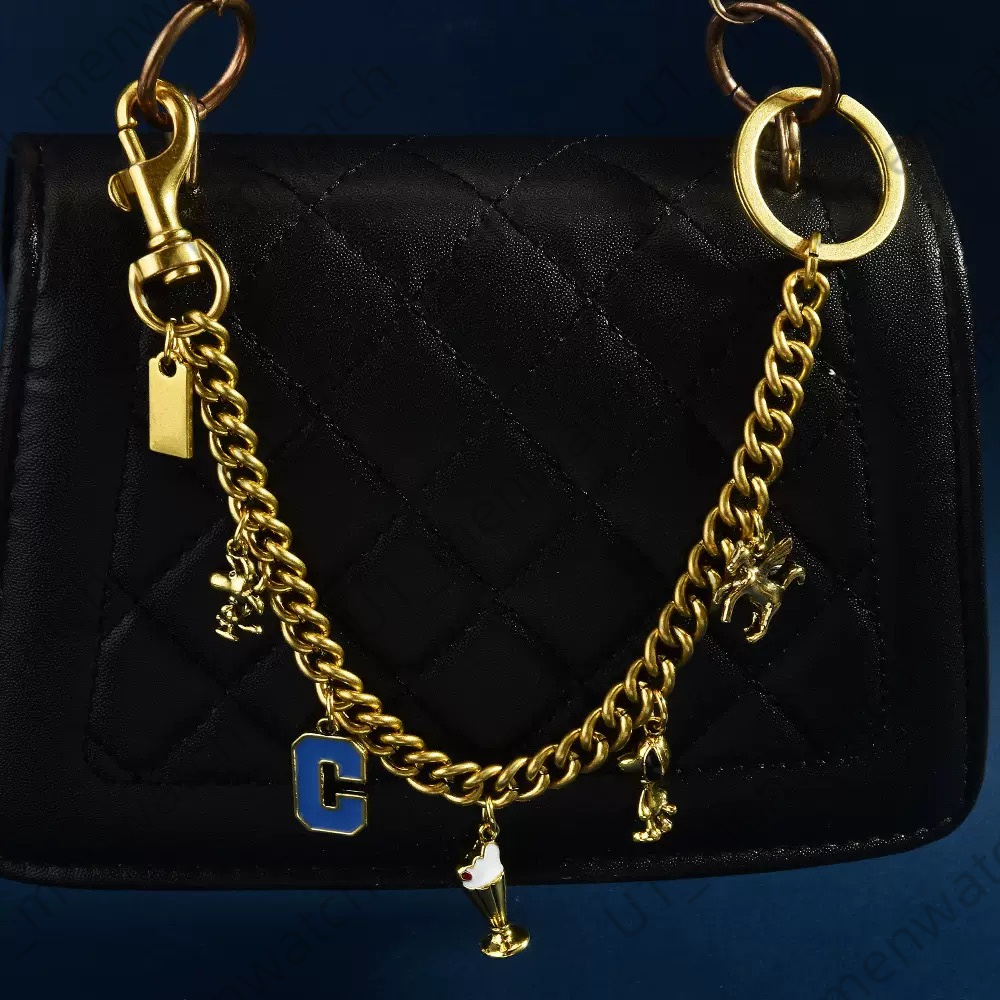 Fashion Dinosaur Cherry Motif Chain Bag Accessories Designer Womens Bag Keychain Pendant co ch Lana handbag Decoration Personalized Womens Wallet ch