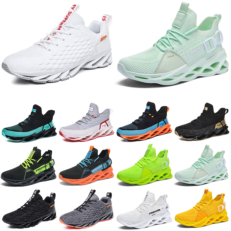 free shipping men running shoes breathable sneakers outdoor durable trainers lightweight sports shoe GAI black white yellow green grey nine