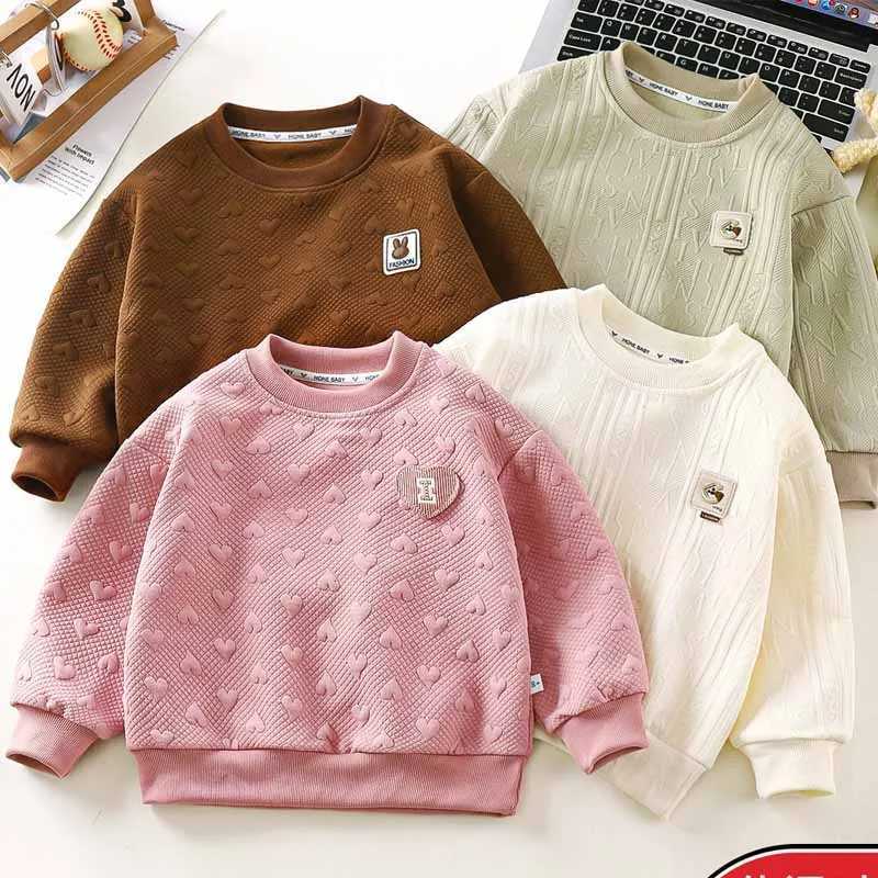Boys Girls Casual Sweatshirt Autumn Spring Kids Long Sleeve Warm Pullover Childrens Clothing Teen Sportswear Coats Z250826