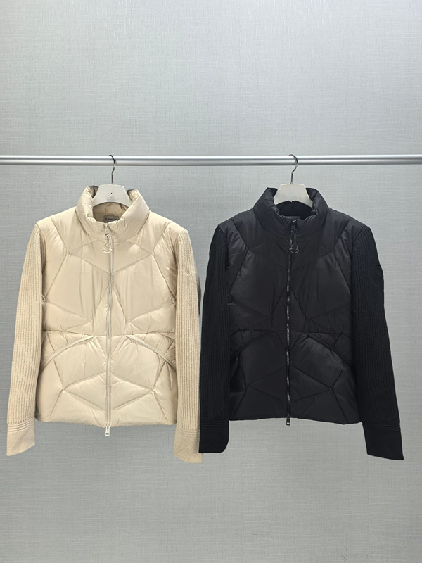 2025 Autumn Winter Down Women's Jackets Zipper Stand Collar Plaid Pockets Woman's Coats Thin Short Outerwear JMSMKWD25010