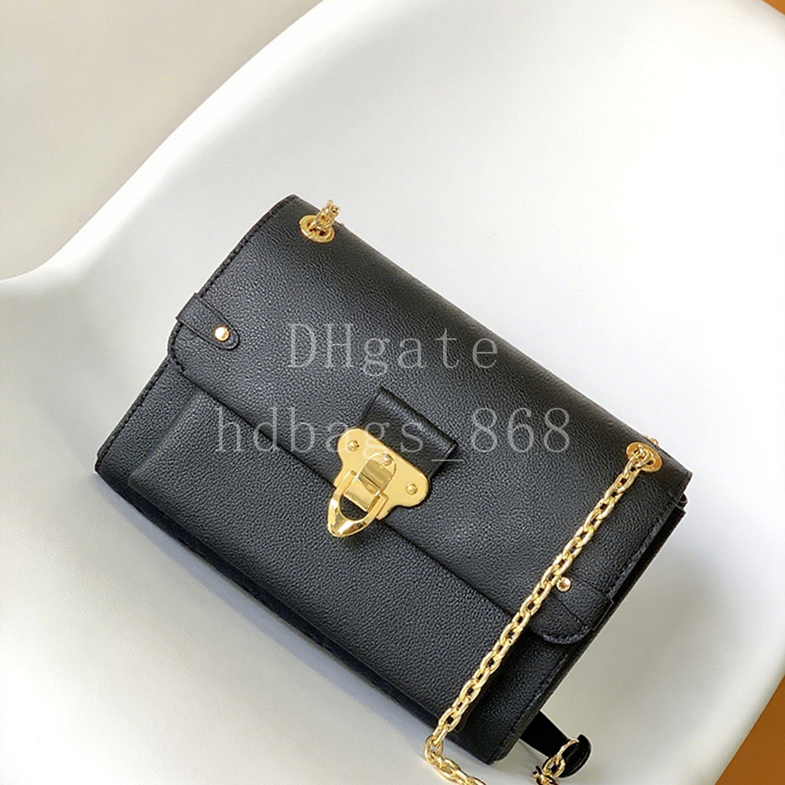 Mirror quality Designer Bag Luxury Chain Bag Fashion Shoulder Bag Calfskin Leather Crossbody bags 25cm With Box LV07C1