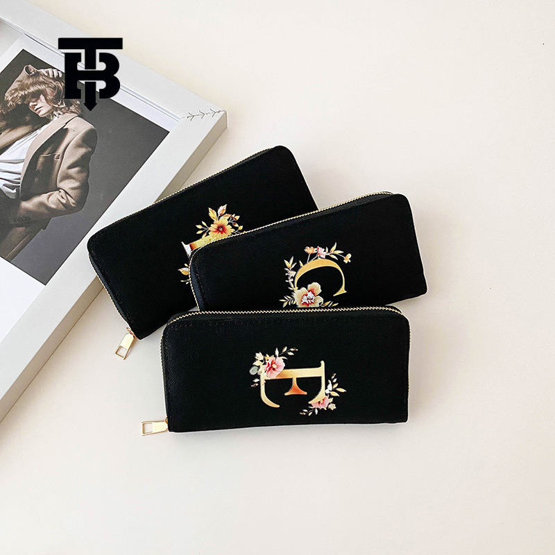 TB BHULAMTE New Canvas Printed Women's Wallet Handbag Fashionable Large Capacity Designer Luxury Coin Bag Card Bag Casual Phone Bag Free Shippi