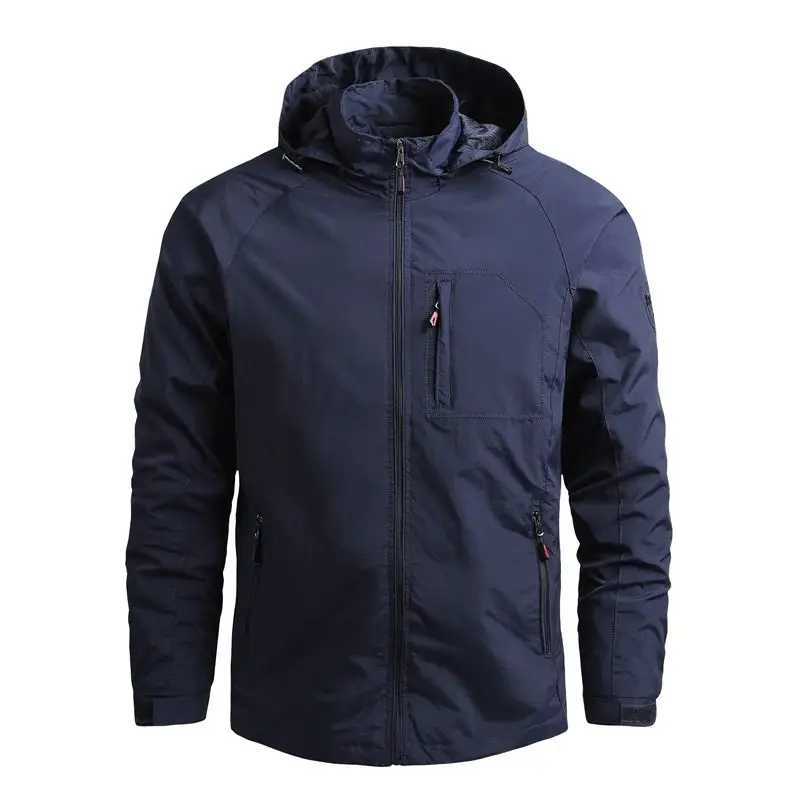 Outdoor Mens Hiking Jackets Hooded Waterproof Windbreaker Winter Coat 2022 Casual Jacket Tactics Military Cloak TechwearXJ250826