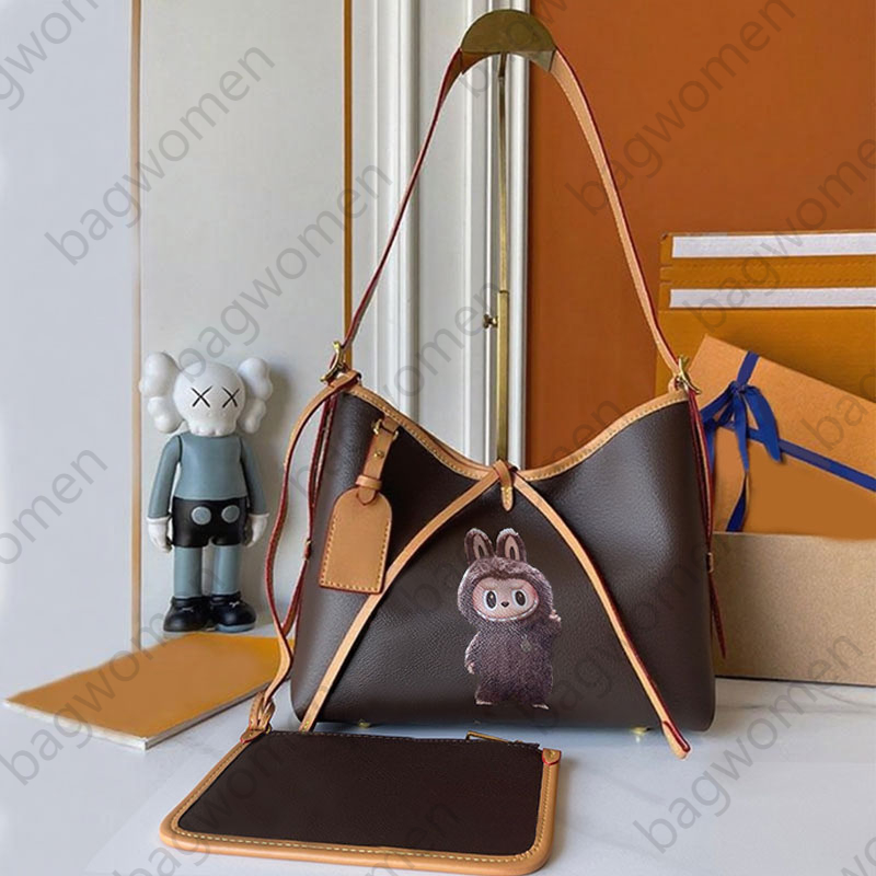 Luxury Handbag Carry all Medium Luxury Bag Shoulder Bags Women Bag Labubu Crossbody Bag Cowhide Leather Designer Purse Classic Letter Print Sac De L