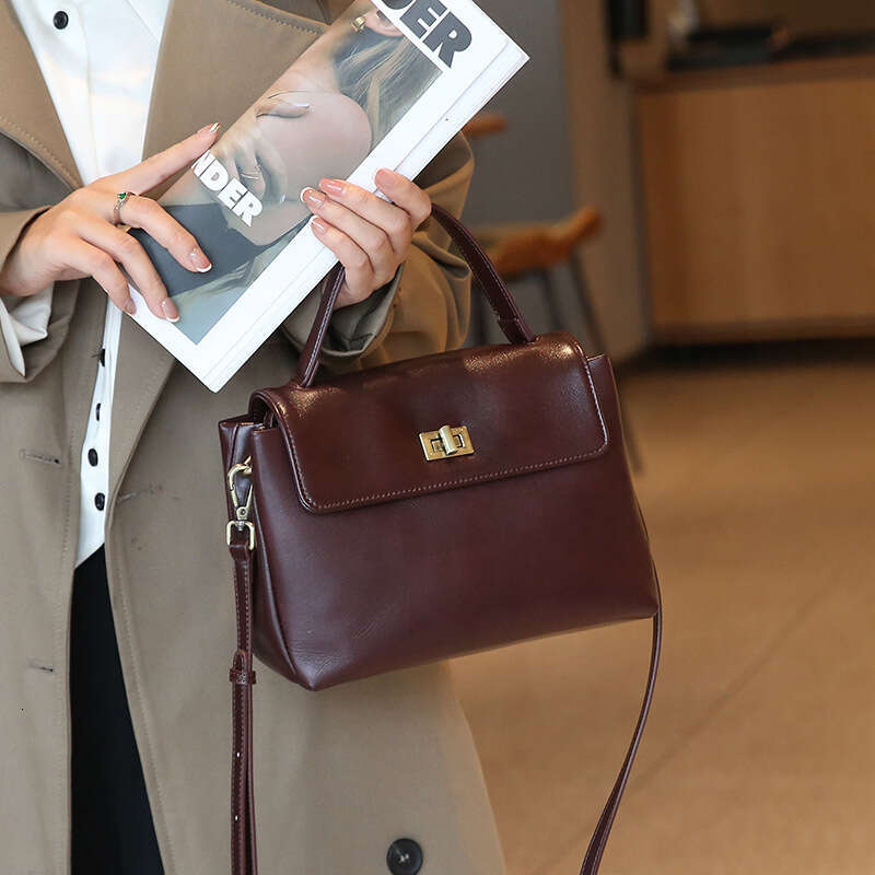Genuine Leather Women's Crossbody 2025 New High-end Shoulder Bag Fashion Versatile Commuter Handbag