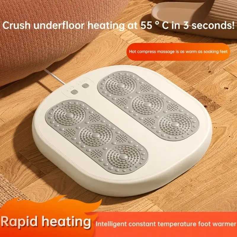 USB Powered Foot Massager and Foot Warmer with 3 Temperature Settings and 3 Vibration Modes Perfect for Home or Office Use W250826