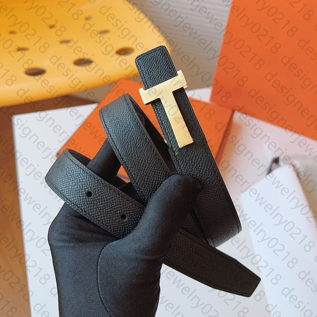 Belt designer belt for women Luxury high quality genuine leather belts width 2.4cm letter Double-sided use birthday Christmas gift exquisite gift bo
