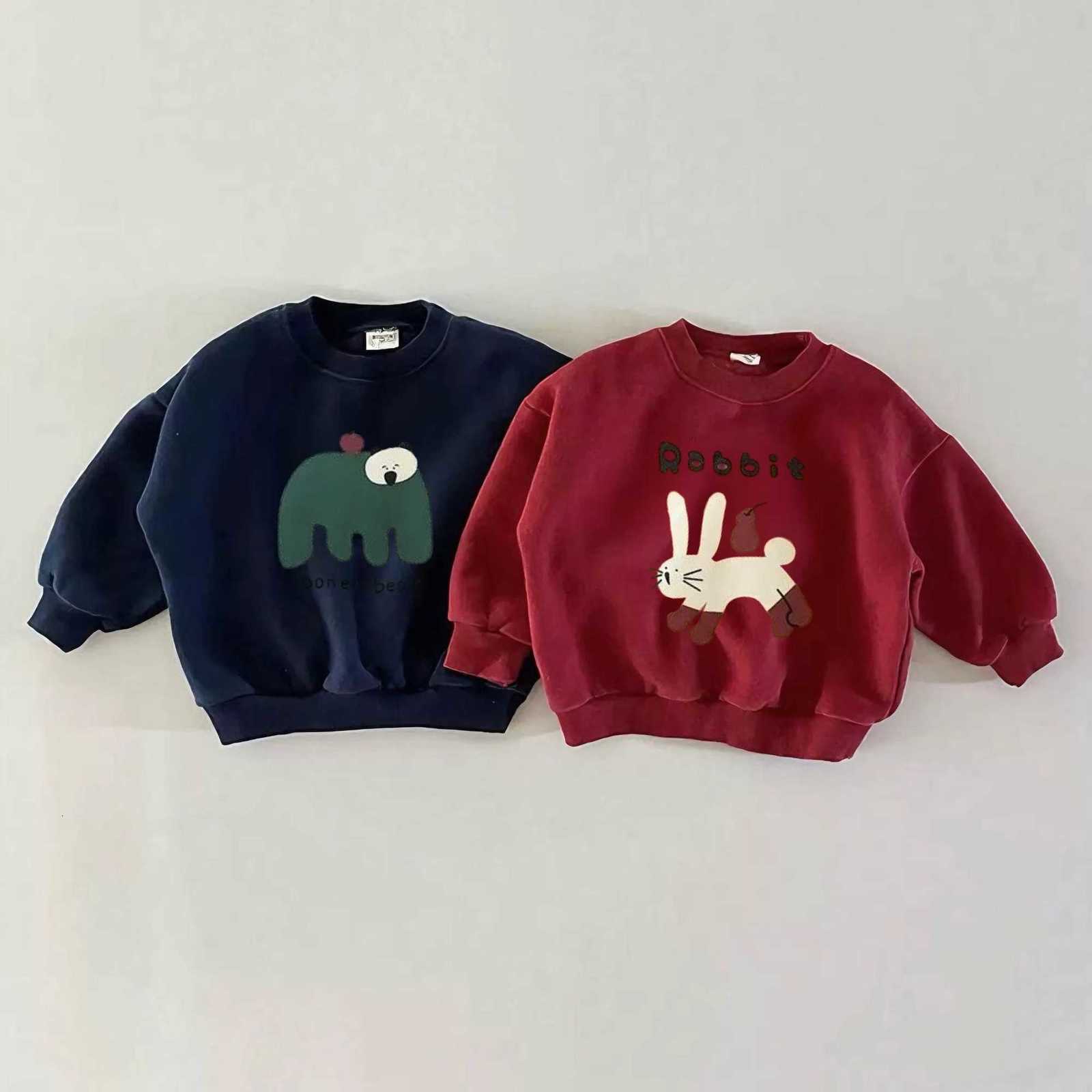 Fashion Simple Tops Longsleeved Hoodie Outerwear Kids New Lovely Clothing Printed Round Neck Pullovers Boys Sweatshirts Z250826