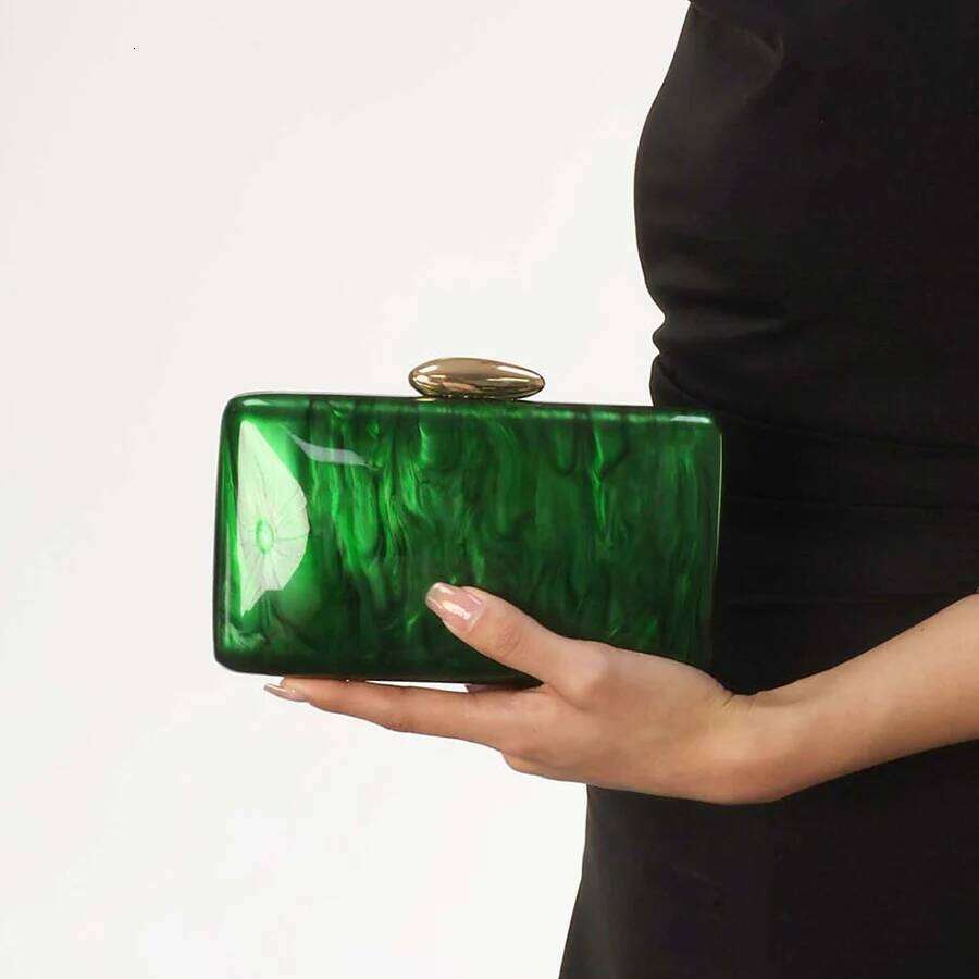 Designer Bags Fashion Evening Box Clutch Women's Acrylic Dinner Wedding Small Square Banquet Handbags Chains Crossbody Bag Luxury Bag